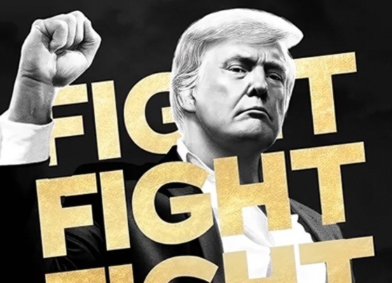 Meme com Donald Trump