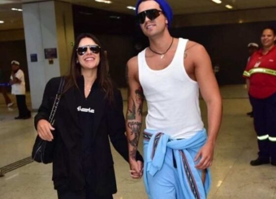 Luan Santana e Jade Magalhães -  (crédito: Foto reprodução internet)