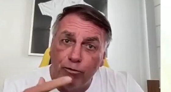 Jair Bolsonaro em recente mensagem no Twitter/X sobre prisões políticas no Brasil