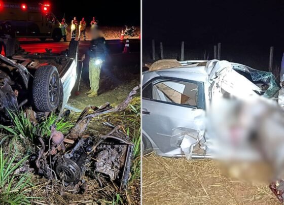 Acidentes em diferentes pontos da BR-163 deixam dois mortos. (Foto: Reprodução)