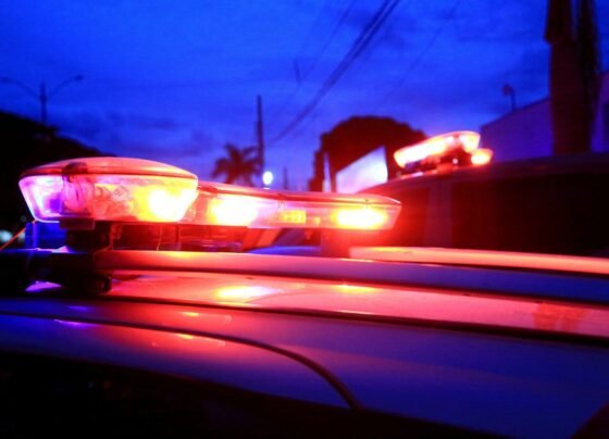 Mulher é agredida na frente das filhas após briga por porta trancada em MT. (Foto: PM-MT)