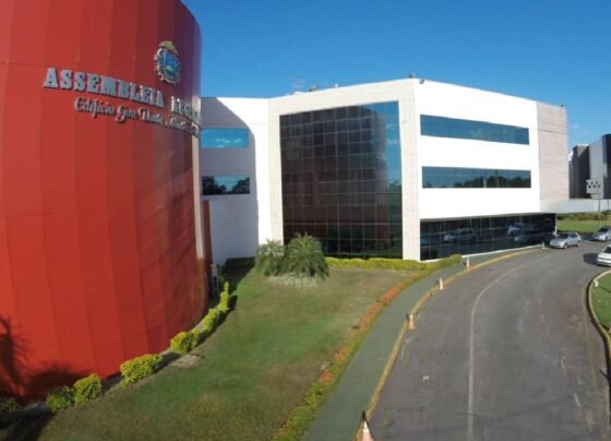 ALMT, em Cuiabá. (Foto: Reprodução)