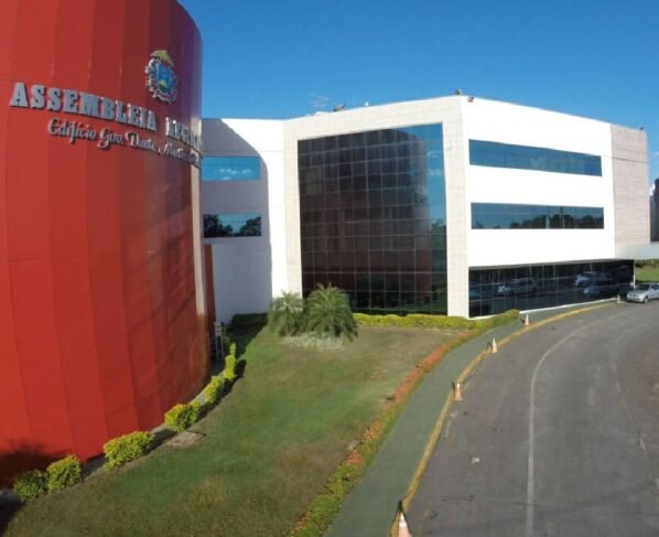 ALMT, em Cuiabá. (Foto: Reprodução)