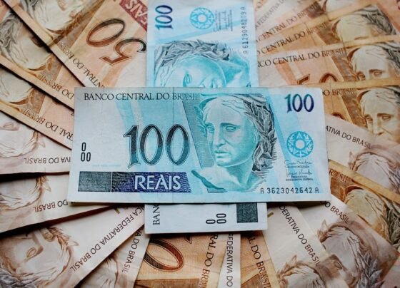 dinheiro, real, nota, crédito