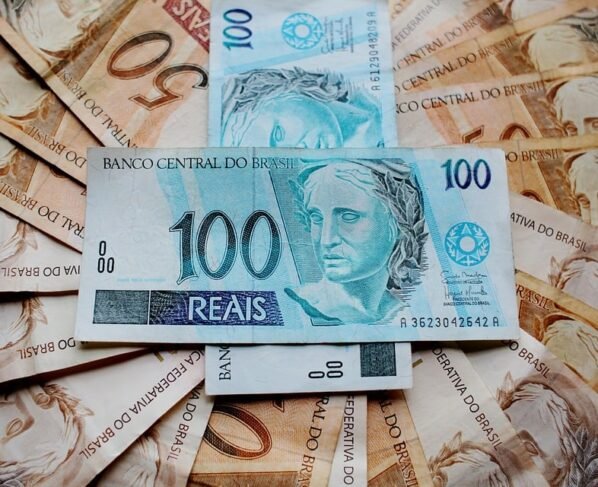 dinheiro, real, nota, crédito