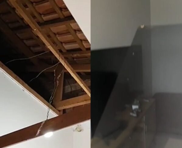 Estragos explosao Tangara foto Reproducao