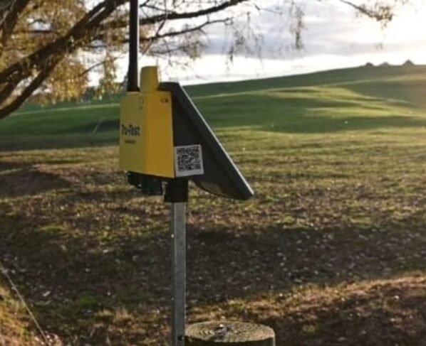 Monitor digital de cerca elétrica. Foto: Divulgação/Tru-Test Datamars