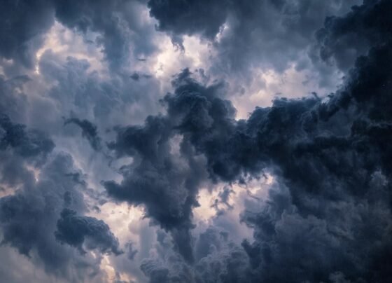 ciclone dará a origem a frente fria e chuvas