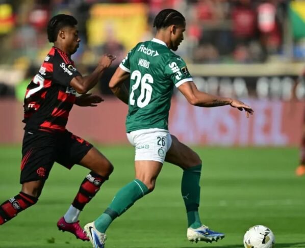 Flamengo x Palmeiras. - Foto: Ernesto Benavides/AFP