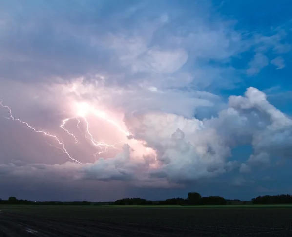 temporais na previsão do tempo