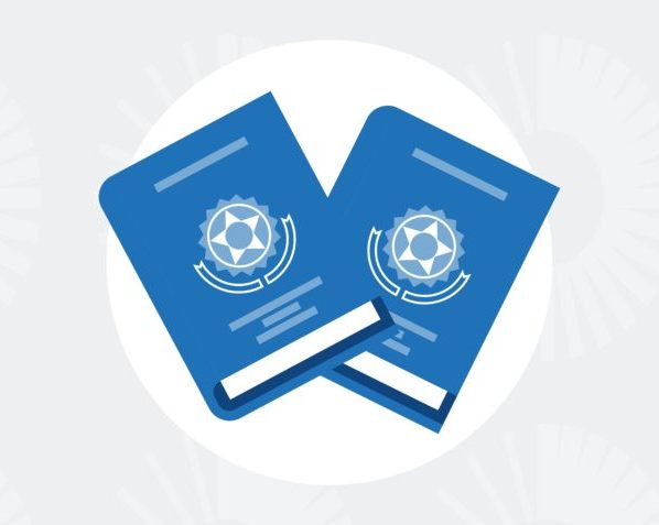 arte com carteiras de trabalho