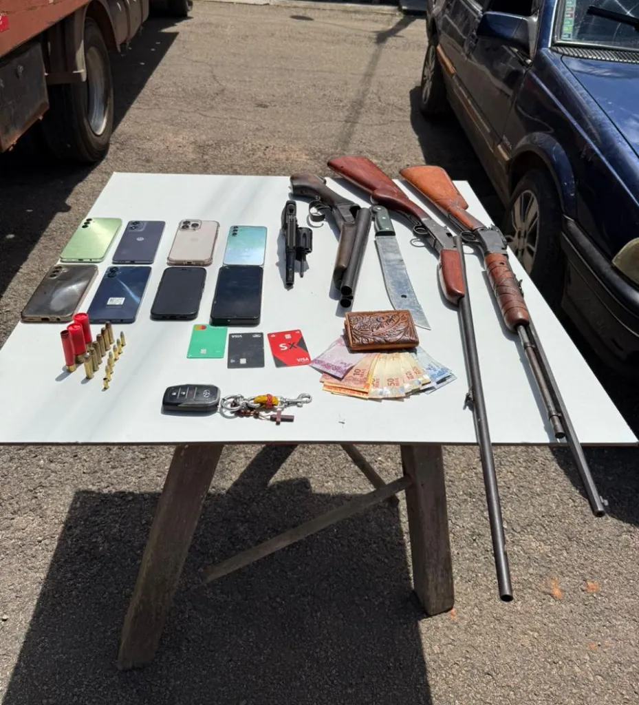 Roubo e sequestro em Terra Nova do Norte termina com cinco presos