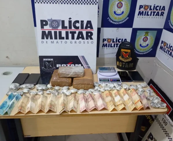 Rotam prende homem por tráfico de drogas em Cuiabá