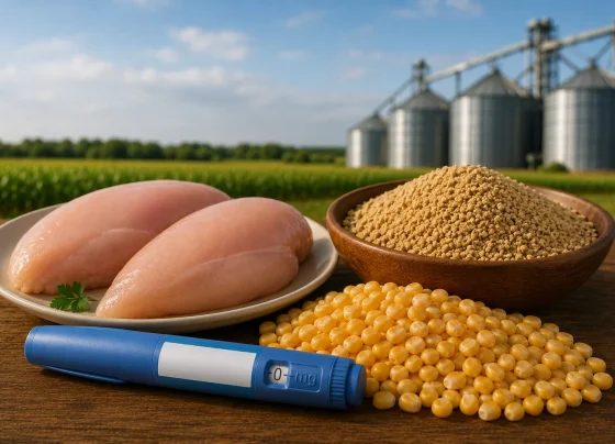 Uso de canetas emagrecedoras deve aumentar a demanda por ração animal e elevar as exportações brasileiras de carne de frango