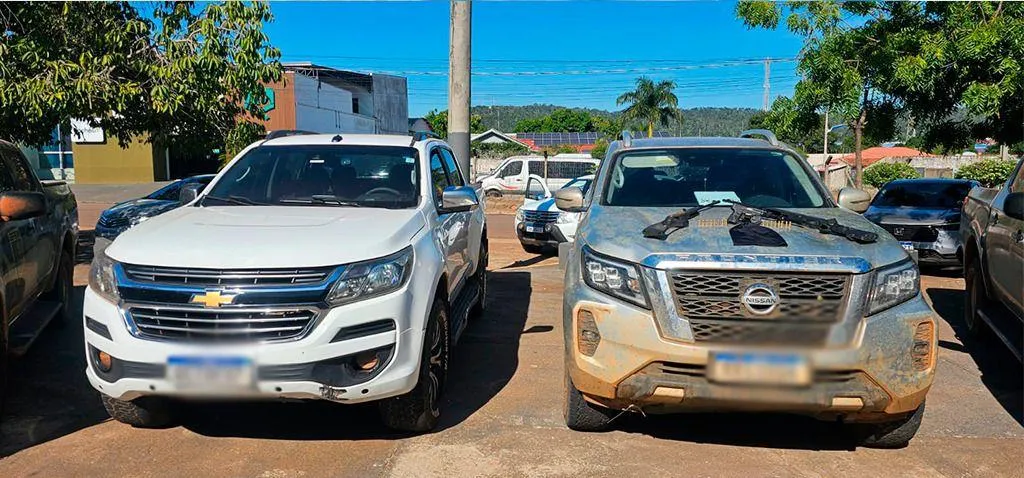 Gefron prende seis pessoas e recupera veículos roubados em MT