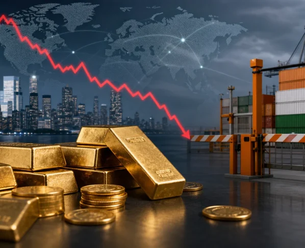 Ouro fecha em queda em Nova York com avanço do dólar e restrições na Índia